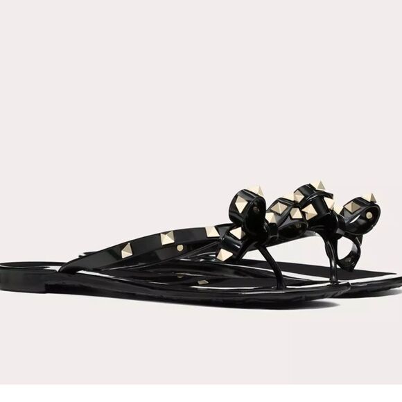 VALENTINO GARAVANI Summer Rockstud sandals Size 38 $625 NEW - Picture 4 of 10